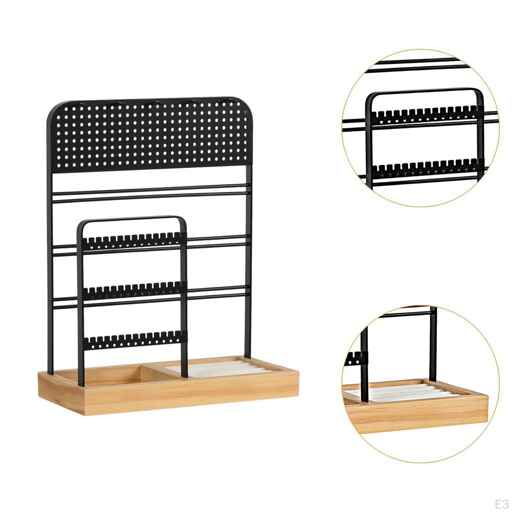 Jewelry Display Stand Ear Bedroom Bracelet for Photography Desktop Iron Living Room
