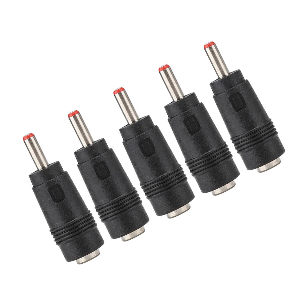 5PCS 5.5 x 2.1 Female to 3.5 x 1.35MM Male DC Adapter Connector Router Power Converter