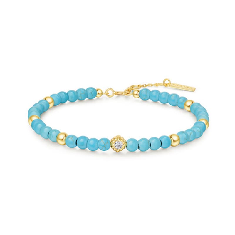 ANIA HAIE Gold Turquoise 925 Silver Bracelet B063-04G