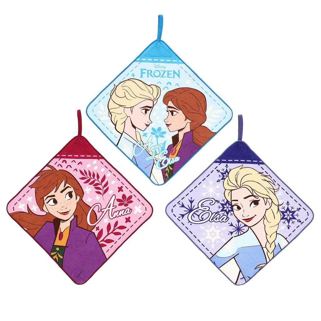 Marushin Loop Towel Set of 3 Frozen Nordic Snow Cute Nursery School Kindergarten Admission Kindergarten Towel Loop Towel Towel with Loop Loop Hanging