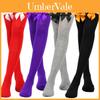 Japanese Style Over-the-knee Bow Socks Sexy High Tube Socks For College Fashion Friction-resistant Polyester Fiber