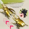 Clockwork Rhinoceros Beetle Toy Insect Crawling Pets Model Realistic Movement Collection Nature Lover'S Gift For Children