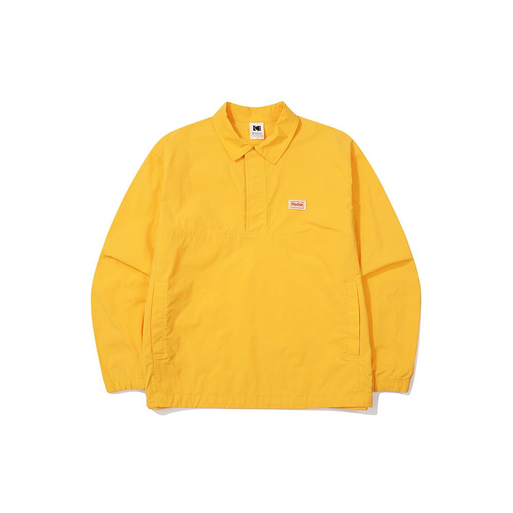 Kodak Color Eye Semi-Overfit Collared Anorak Jacket Yellow