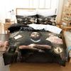 Set Biancheria da Letto Rapper Rod Wave Stampa 3D Copripiumino Set Letto Coperta Federa Piumone King Queen Size per Ragazzi Adulti