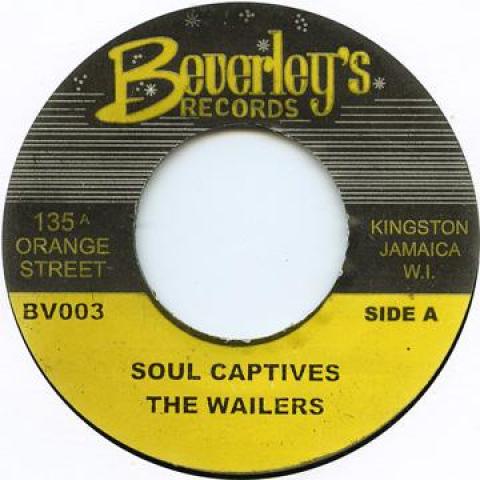 

7-дюймовая пластинка БОБ МАРЛИ, WAILERS - Soul Captives BV003 Beverleys UK 1969 Великобритания Регги, Ска и Даб