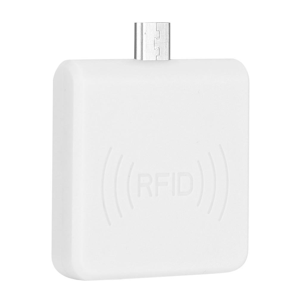 Non Contact   Card Reader Adapter ID Mobile Phone Smart   USB Converter(White )