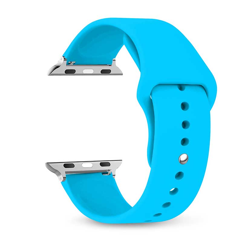 Silicone Band For Watch Strap 44mm 45mm 40mm 41mm 42-38mm 45 Mm Sport Bracelet Iwatch Series 8 7 6 5 4 3 SE 9 Ultra 2 49mm