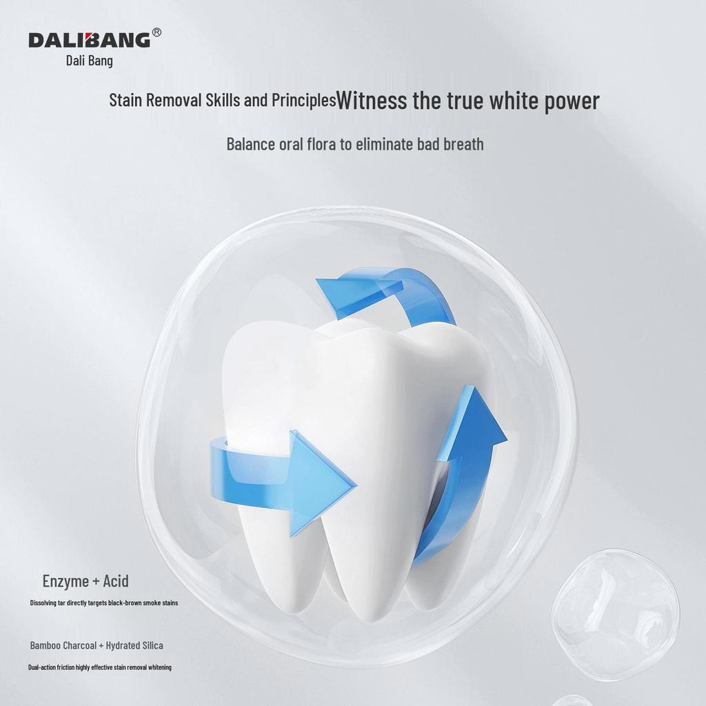 Dali Bang Bamboo Charcoal Whitening Mint Toothpaste for Stain Removal and Fresh Breath