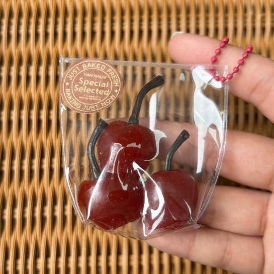 Simulated Fruit Squeeze Toy with Ball Chain Bag Slow Rising Orange Pineapple Banana Blue Berry Pinch Sensory Toy Anxiety Relief Fidget Toy