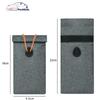 Nacalikeey Car Supplies Relay Attack Prevention Key Case Keychain Signal