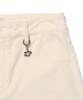 WACKY WILLY Women'S Corduroy Semi-Wide Pants Cream