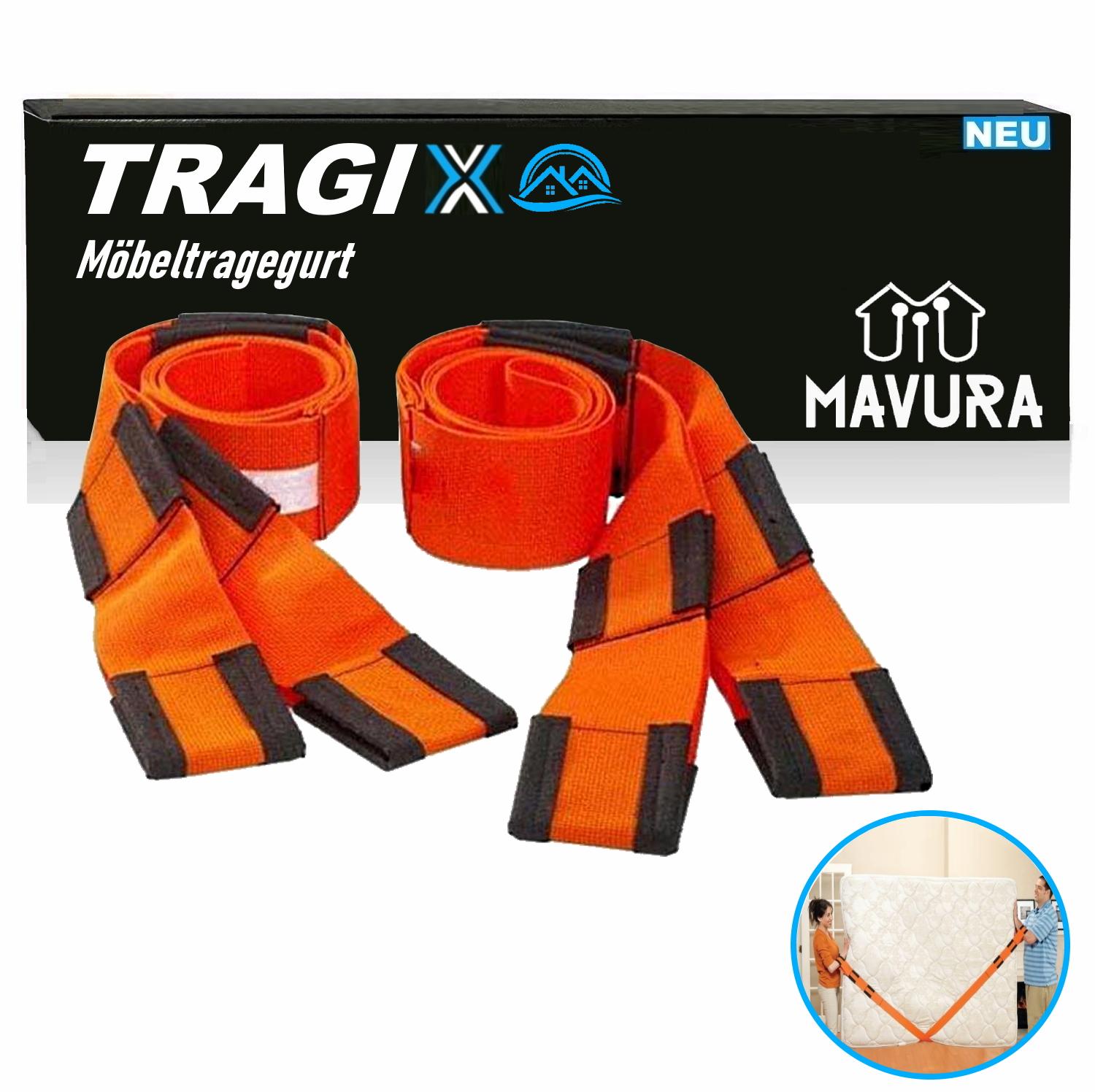 

TRAGIX lifting belt carrying aid furniture carrying belt carrying harness transport belt moving
