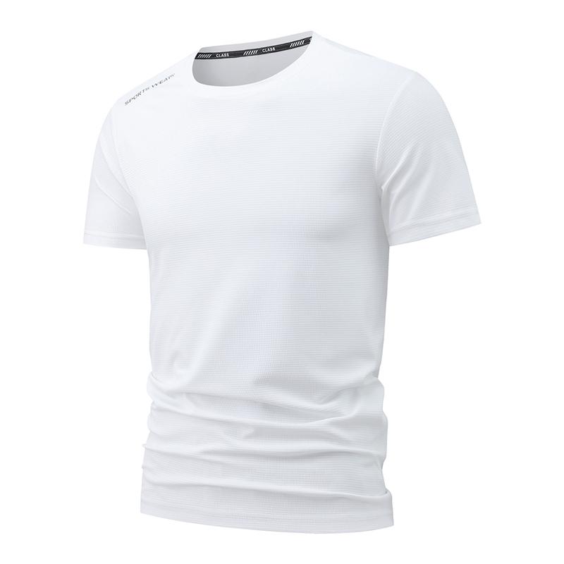 Extra Large Size Men's Short-sleeved Quick-drying T-shirt Loose Casual Plus Size Plus Size Half-sleeved T-shirt