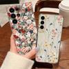 Little Flower Pattern Phone Case For Samsung Galaxy S26 S25 S24 S23 Ultra S22 Plus S24 S21 FE S25 Edge Clear Silicone Soft Cover