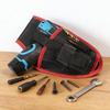 Efficient Storage Pouch for 12V Drills Holsters Multiple Pockets Durability Waterproof Polyester Tool Bag Waist Pack
