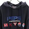 Guess X Pepsi Collaboration Long Sleeve Sweatshirts S X PEPSI Pullover Men's Used