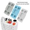 Portable Outdoor Beach Bag Drink Holder Organizers NonSlip Cup Holder Snacks Serving Tray Snacks Box with 5 Compartments