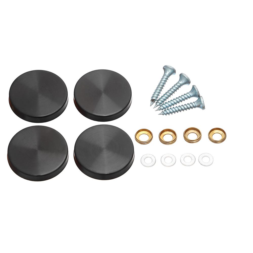 Nowe Akcesoria Meblowe Stal Nierdzewna Ozdobne Pokrywki do Śrub Śruby Dekoracyjne Nakrętki Mocowania do Lustra Zapięcia do Lustra