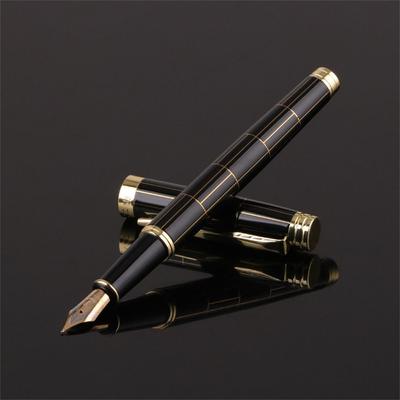 Penna stilografica per calligrafia Penna stilografica in metallo con scrittura fluida Penna a inchiostro per scrittura Cancelleria