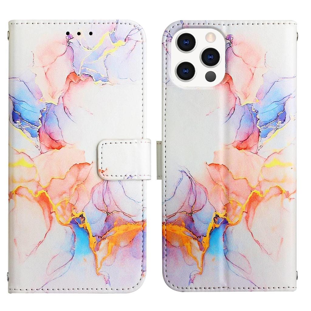 Suitable For IPhone 15 Pro+Max Phone Case With Stand 14 Marble 12 PRO Flip Cover Protective Case