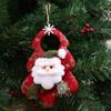 Christmas Dolls Retractable Santa Claus Snowman Elk Toys Xmas Figurines Christmas Gift For Kid Red Xmas Tree Ornament