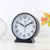 Quiet Movement Kids Alarm Clock with Arabic Numerals Modern Minimalists Battery Operated Table Clock for Student Gift