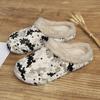 Fashion Men Slippers Winter Warm Furry Slippers Waterproof Indoor Home Cotton Shoes Fur Loafers Casual Plush Shoes Winter House Footwear