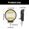 2pcs Offroad Modification Accessories 4in Driving Fog Lamp LED Work Light 126W 12600LM Waterproof Spots Flood Combo Beam