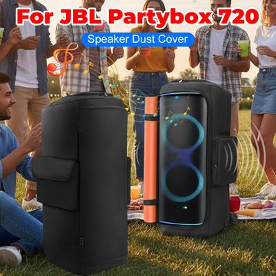Husă de protecție impermeabilă pentru difuzor, antipraf, pentru JBL Partybox 720, geantă de depozitare portabilă pentru difuzor, pentru călătorii în aer liber, geantă de transport, husă cu fermoar, antipraf