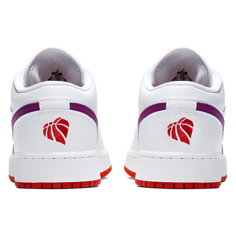 Jordan 1 Low GS White Berry 554723-161