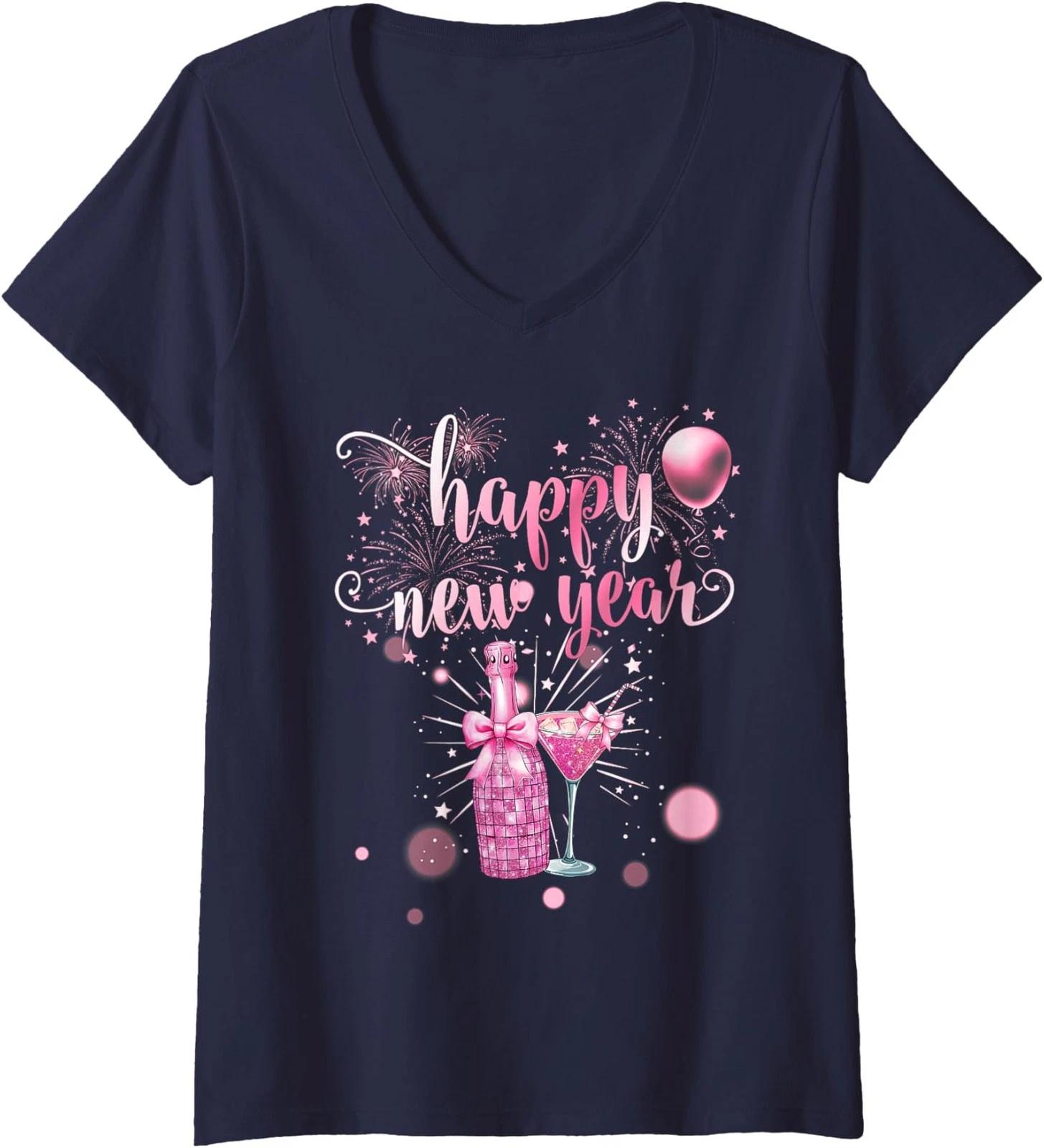 Dabbing Santa Christmas in July Hawaiian Xmas Dab Ladies  V-Neck Tshirt S