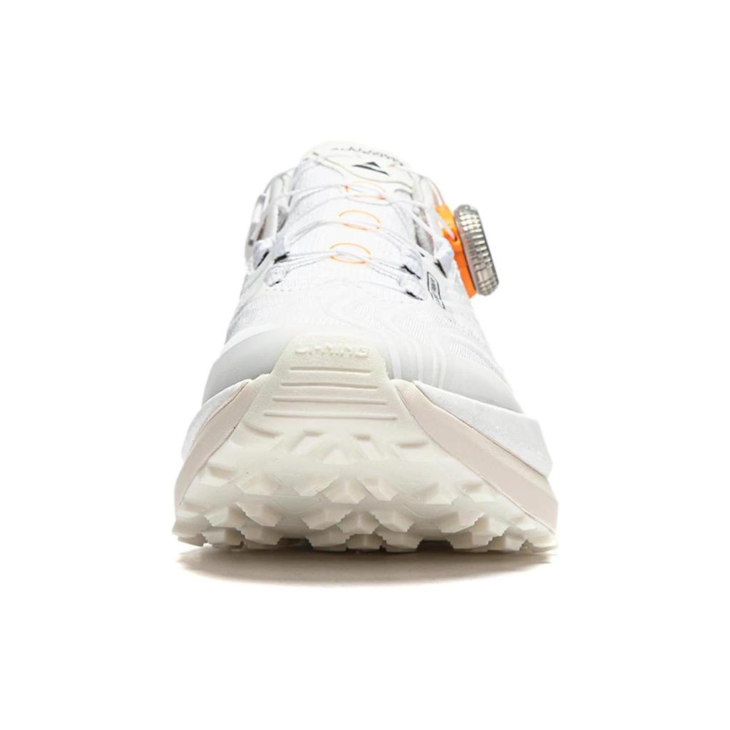 Li Ning Dilu Pro Slip Resistant Abrasion Resistant Low Top Trail Running Shoes Women's White ARNT002-2