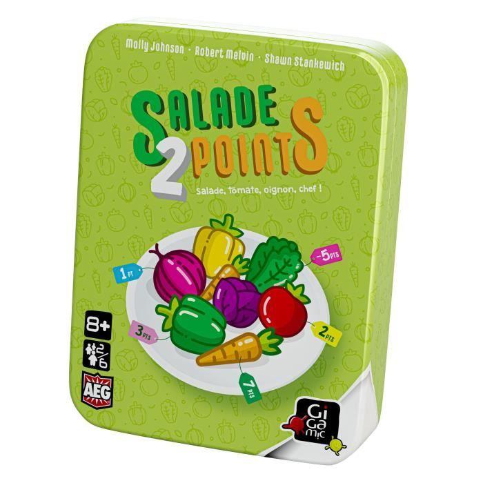 Jeu de société - GIGAMIC - Salade 2 Points - 2 joueurs ou plus - 20 min - A partir de 8 ans
