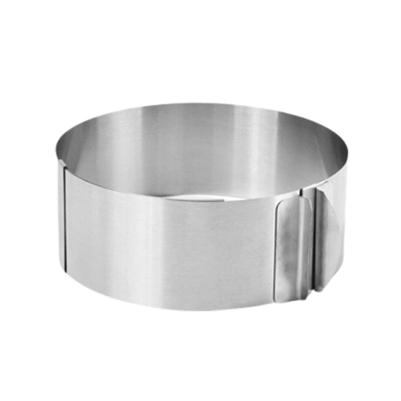 Mousse-Ringe aus Edelstahl Kreisformen mit Skala Rostfrei Verstellbare Backform Rostfrei Kuchen Dekorierwerkzeug