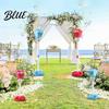 Stehende Seifenblasenmaschine 1 Set Automatisch mit LED-Licht & Musik Wiederaufladbare Basis Höhenverstellbarer Ausstoßer für Outdoor-Partys Hochzeiten