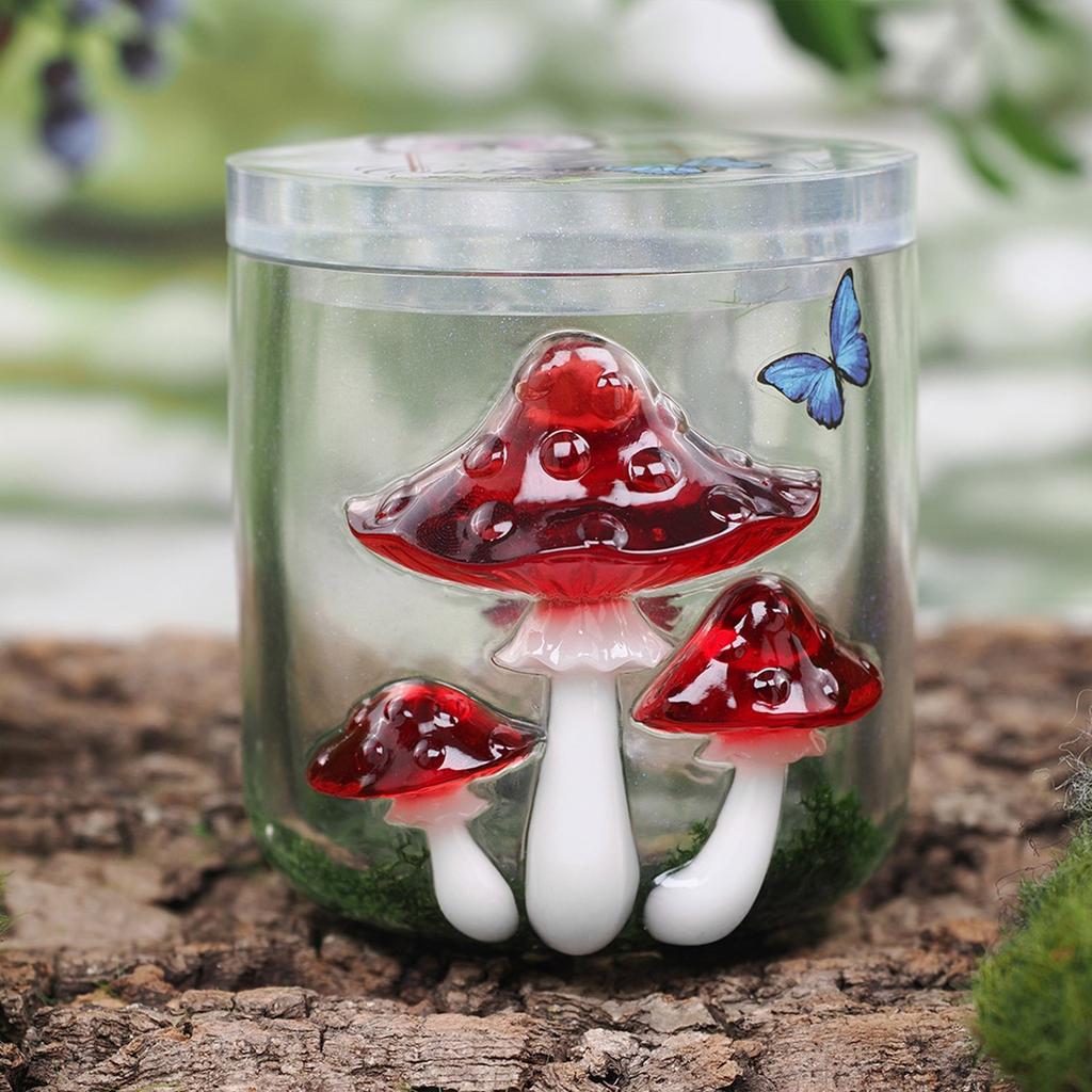 Food Grade Silicone Mushroom Jar Mould for Epoxy Resin Craft Reusable Art Projects Supplies