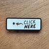 1/2/3/4Pcs Click Here Middle Finger Prank Relief Surprise Button Middle Teens Adults Stress Finger Table