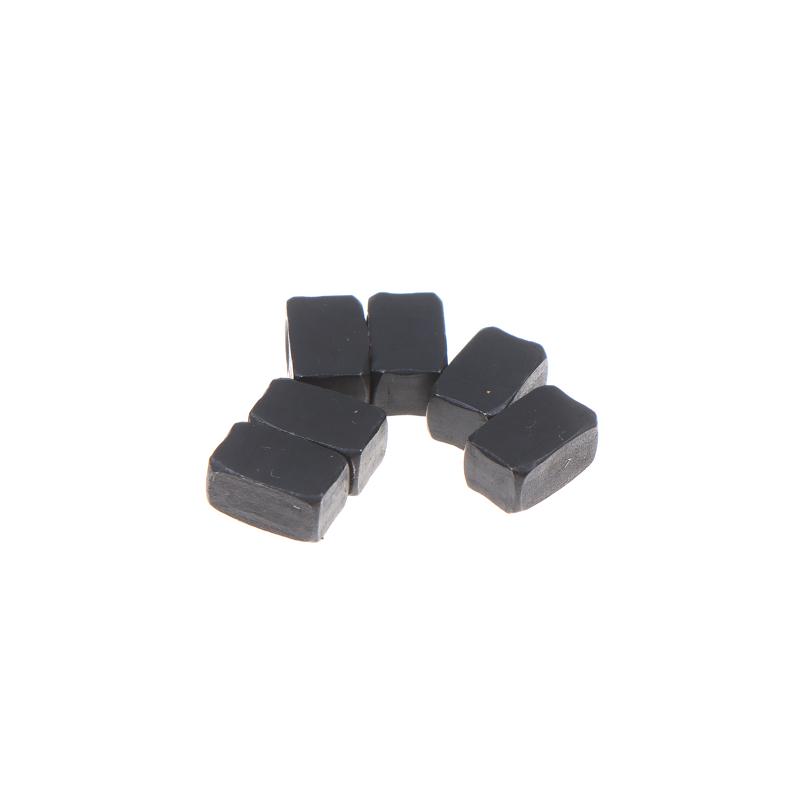 6Pcs Guitar Tremolo Bridge Saddle Clamp Pressure Lock String Insert Metal Block Tremolo Locking Parts For Electric Guitar