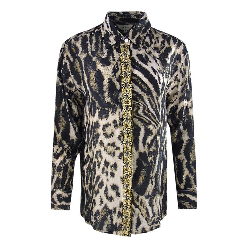 Inoa Womens/Ladies Siberia 1927 Animal Print Shirt