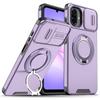 For Samsung A07 Case Galaxy A06 A05 F07 M07 M05 F05 A03S A02S Cover New Armor Case Slide Lens Protect Magnetic Ring Holder Cover