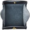 Black1 Tochigi Leather Coin Purse, Compact, Small, Made in Japan with Genuine Tochigi Leather, for Men and Women. Lightweight, Mini Wallet with Card