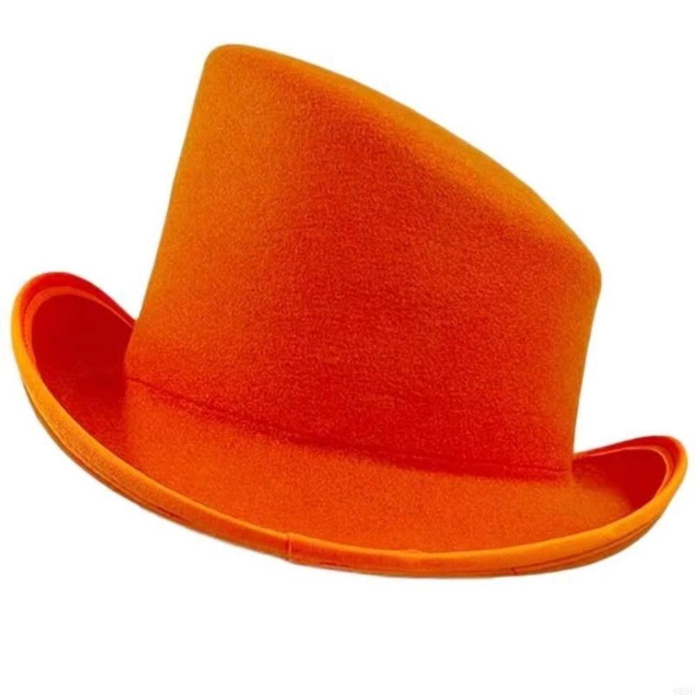 Schuine Rand Fedora Hoed Emmer Hoed Toverhoed Mode Tovenaar Hoed Podiumverlichting Focusseren