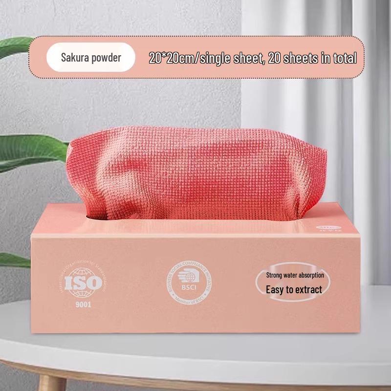 Reusable and Disposable Kitchen Dishcloths - Thick, Washable, Dual-Use Wet & Dry Scouring Pads