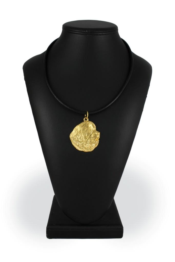 Newfoundland, Newfs, Newfies - necklace with a dog in a gift box, gold-plated pendant for a dog lover, striking jewelry by Art-Dog