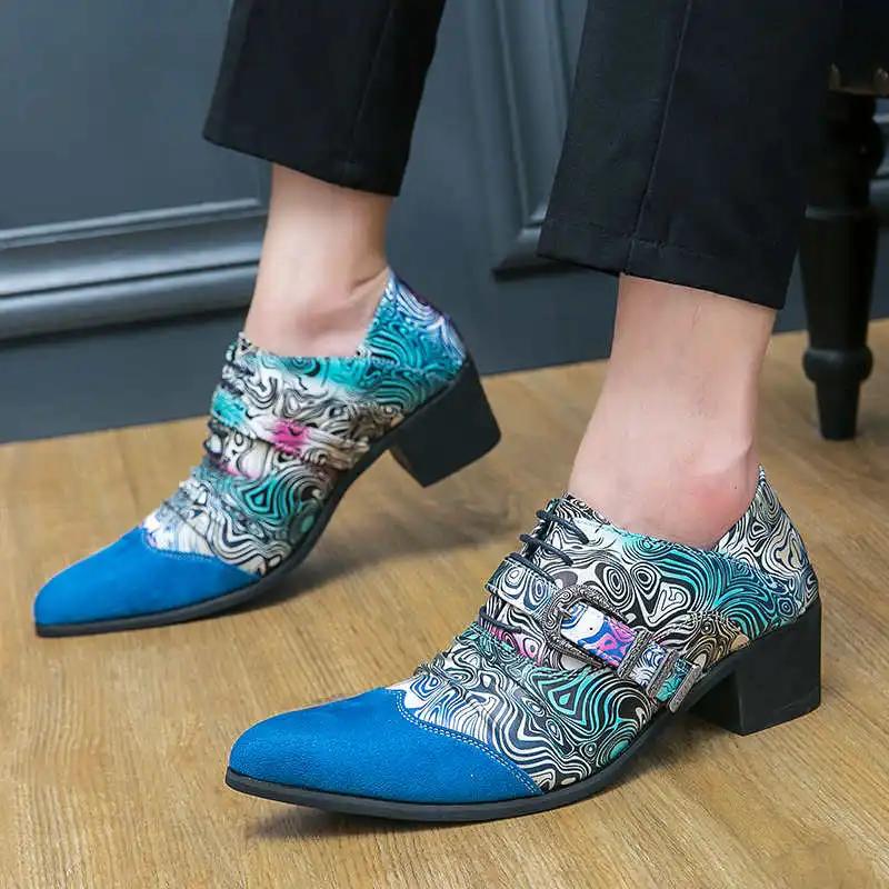 Fashion Formal Colorful Shoes For Men Loafers Blue Tennis Man Original Brands Sneakers Sports Flatas Dropshiping Tenisky