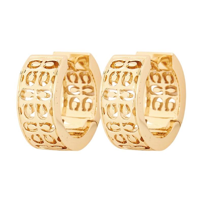 COACH Brand letters hollow design brass ring women s gold