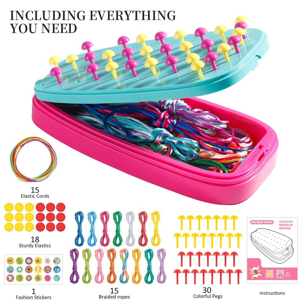 Children's Craft Loom Bracelet Maker Friendship Bracelet Making Kit
