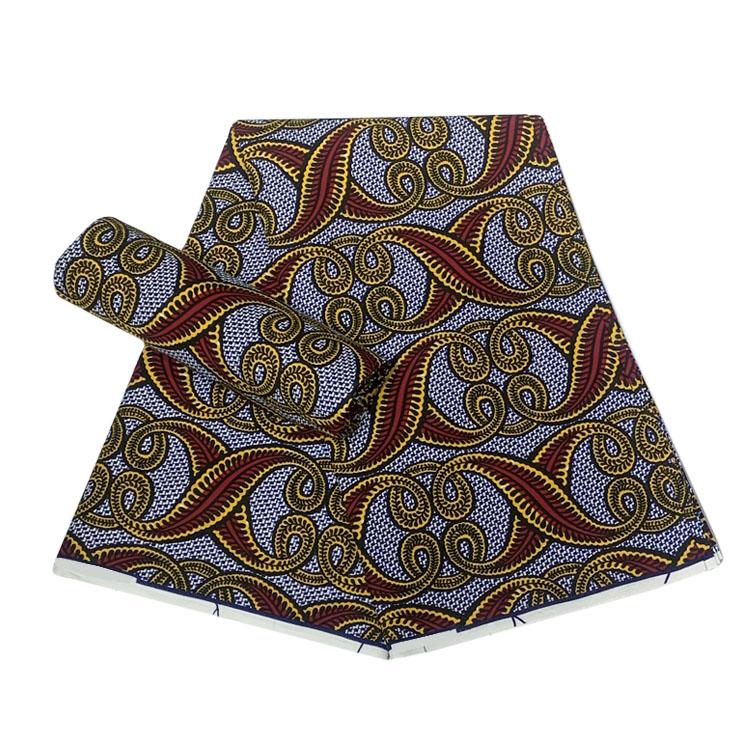 Yachitex High Quality African Wax Fabric 6 Yards for Costume Support a Consignment