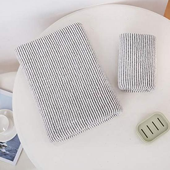 Microfiber Bath Towel, Soft and Super Absorbent Bathroom Shower Towel, Plush Drying Off Towel, Multipurpose Use for Hotel, Gym, Sports, Swimming,