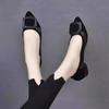 New Summer Women Shoes Women's High Heels Mesh Breathable Casual Women Shoes Square Heel Pointed Toe Heels Women Zapatos Mujer